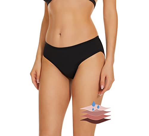 Imagen de Leovqn Period Swimwear Bikini Bottoms UPF 50+ Waterproof Leakproof en OfertitasTOP