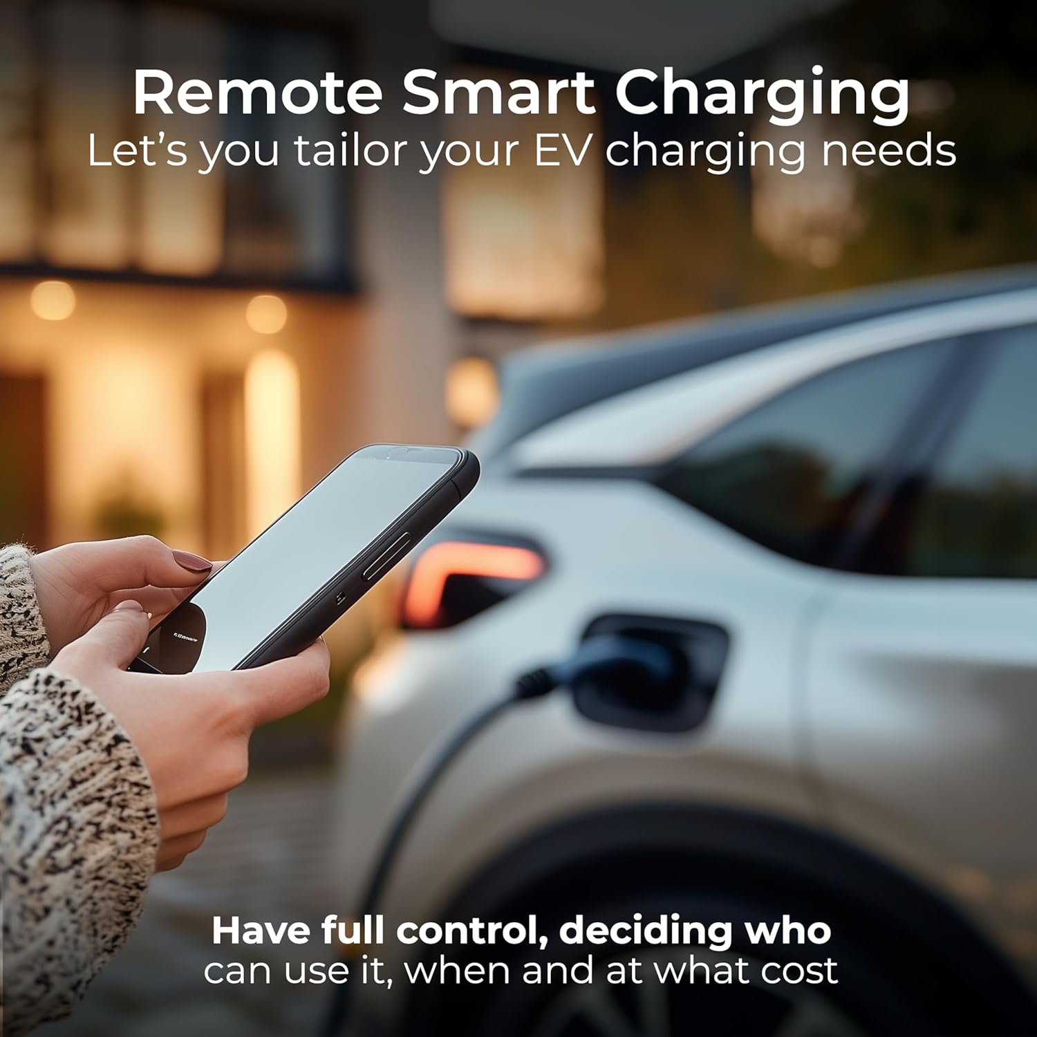 Thumbnail 2 de Masterplug Smart EV Home Wall Charger (Type 2, Socket Only) Mode 3, 7.4kW 32A, Wi‑Fi & Auto‑Lock, IP55