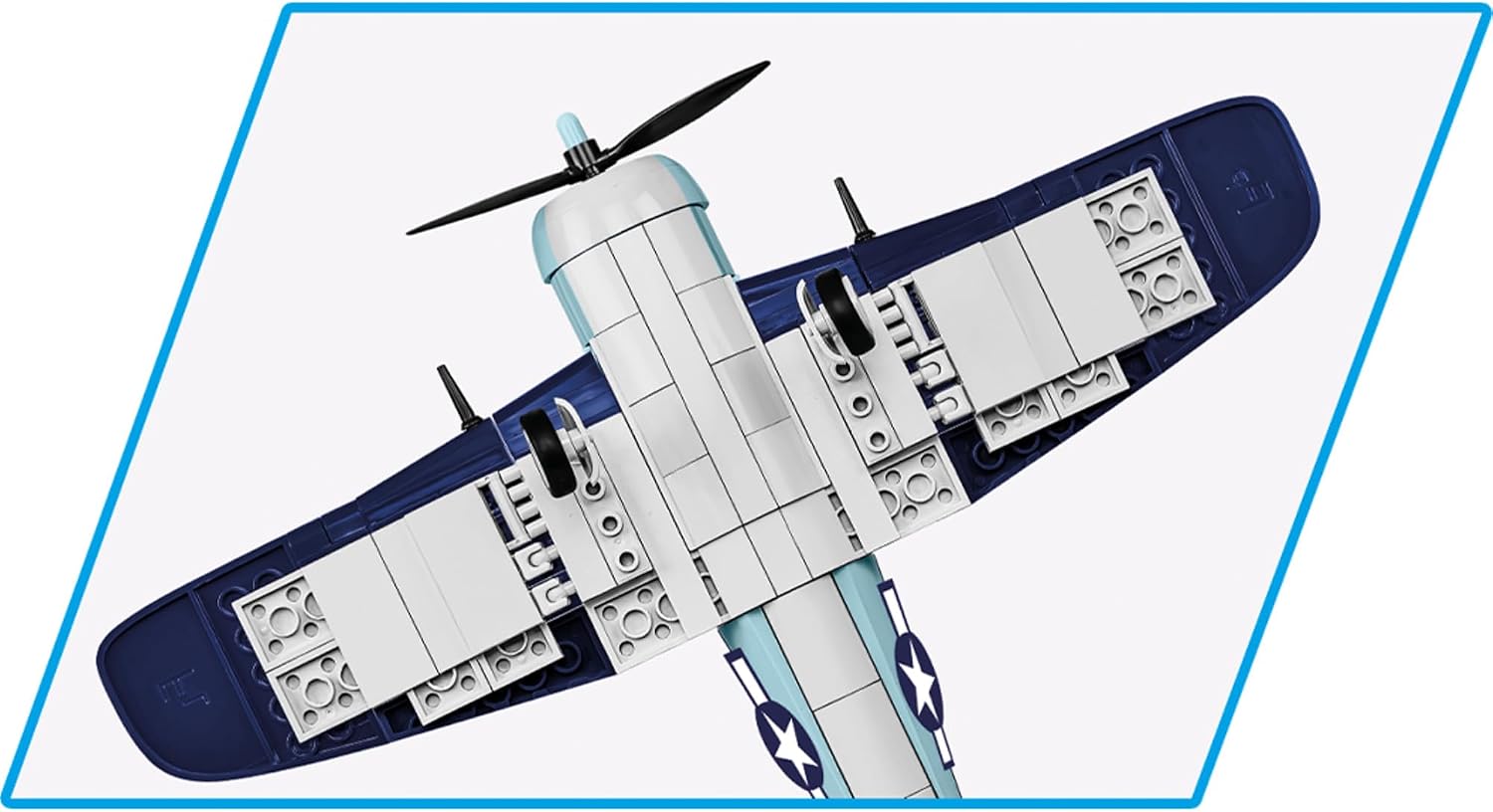 Detalle de COBI 5883 グラマン F6F ヘルキャットのブロック模型、1/48スケール・235ピース