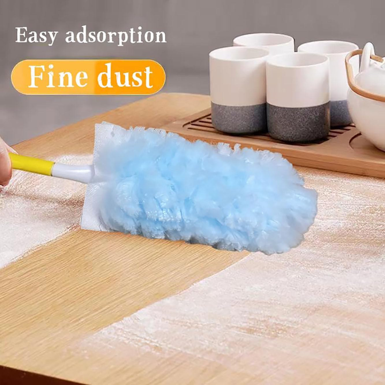 Detalle de 50 Count Duster Refills for Swiffer Duster – 360° Heavy Duty Microfiber Refills