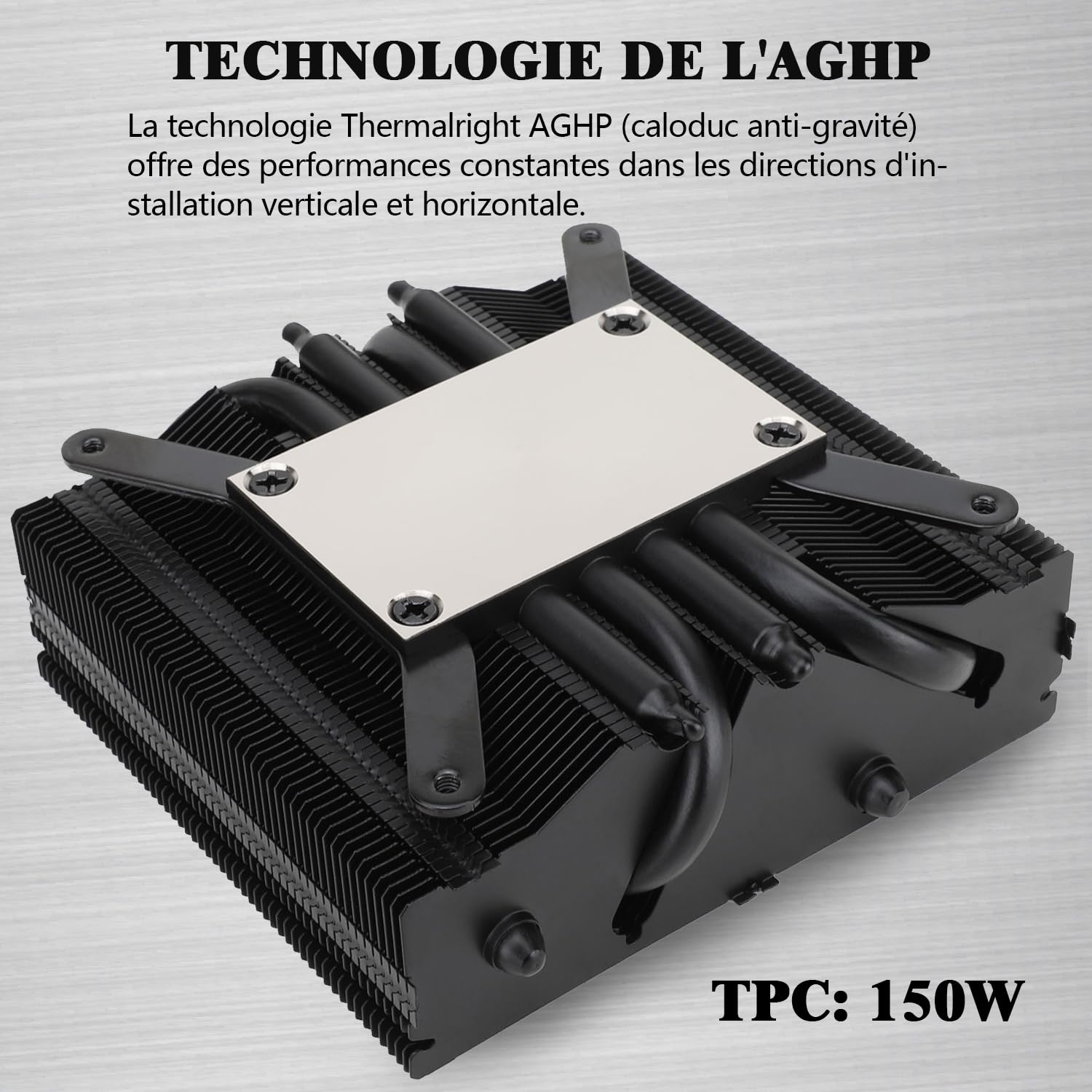 Detalle 2 de Thermalright AXP90-X53 Black Low-Profile CPU Air Cooler, 53 mm, PWM Fan