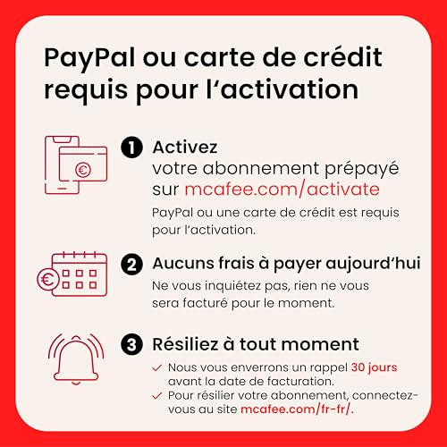 Detalle de McAfee Total Protection 5 Appareil 2026