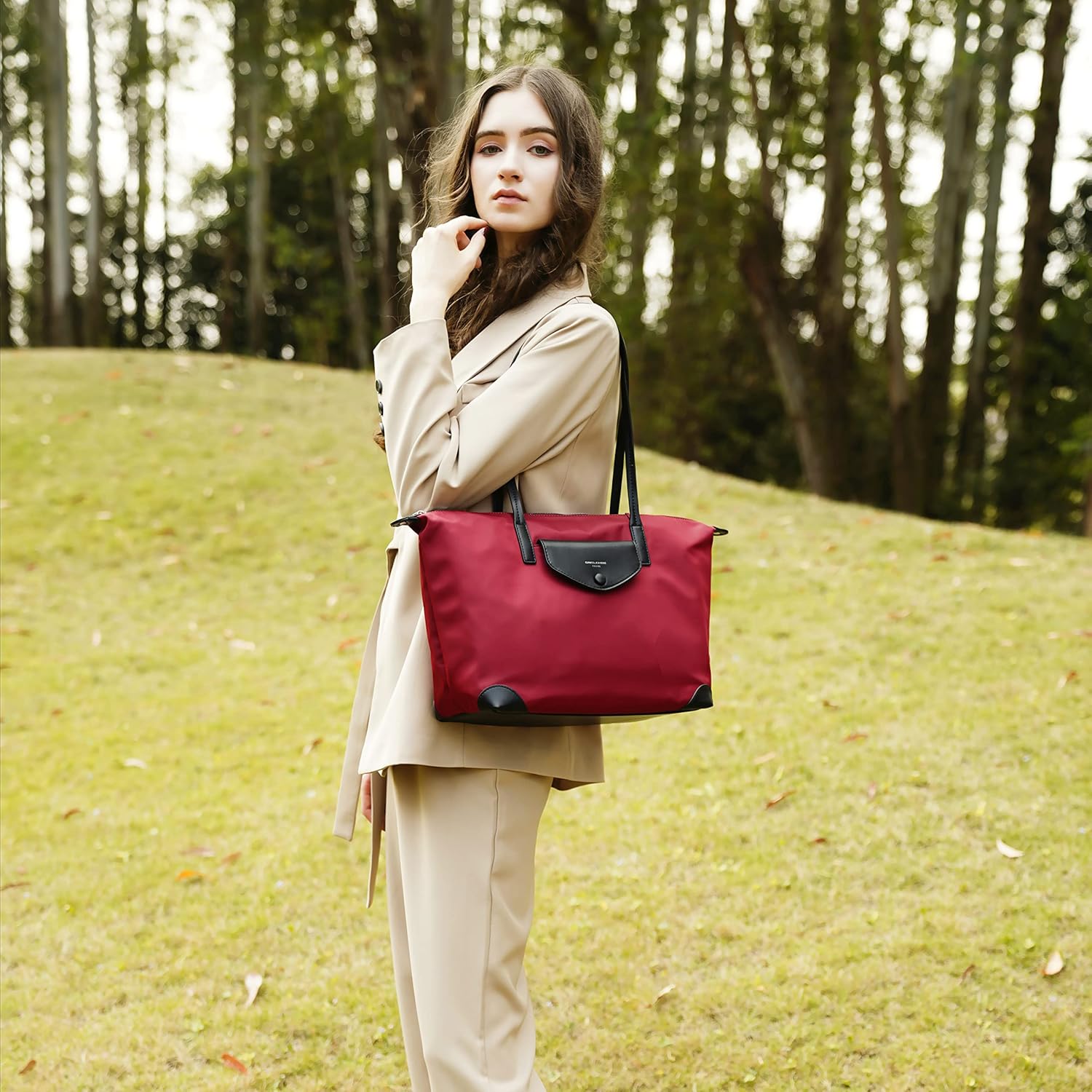 Thumbnail 2 de David Jones Sac à Main Cabas Nylon 33x27 cm