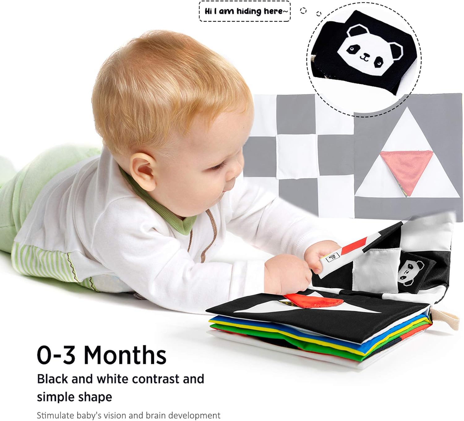 Detalle 2 de Beiens Soft Baby Book, Polyester