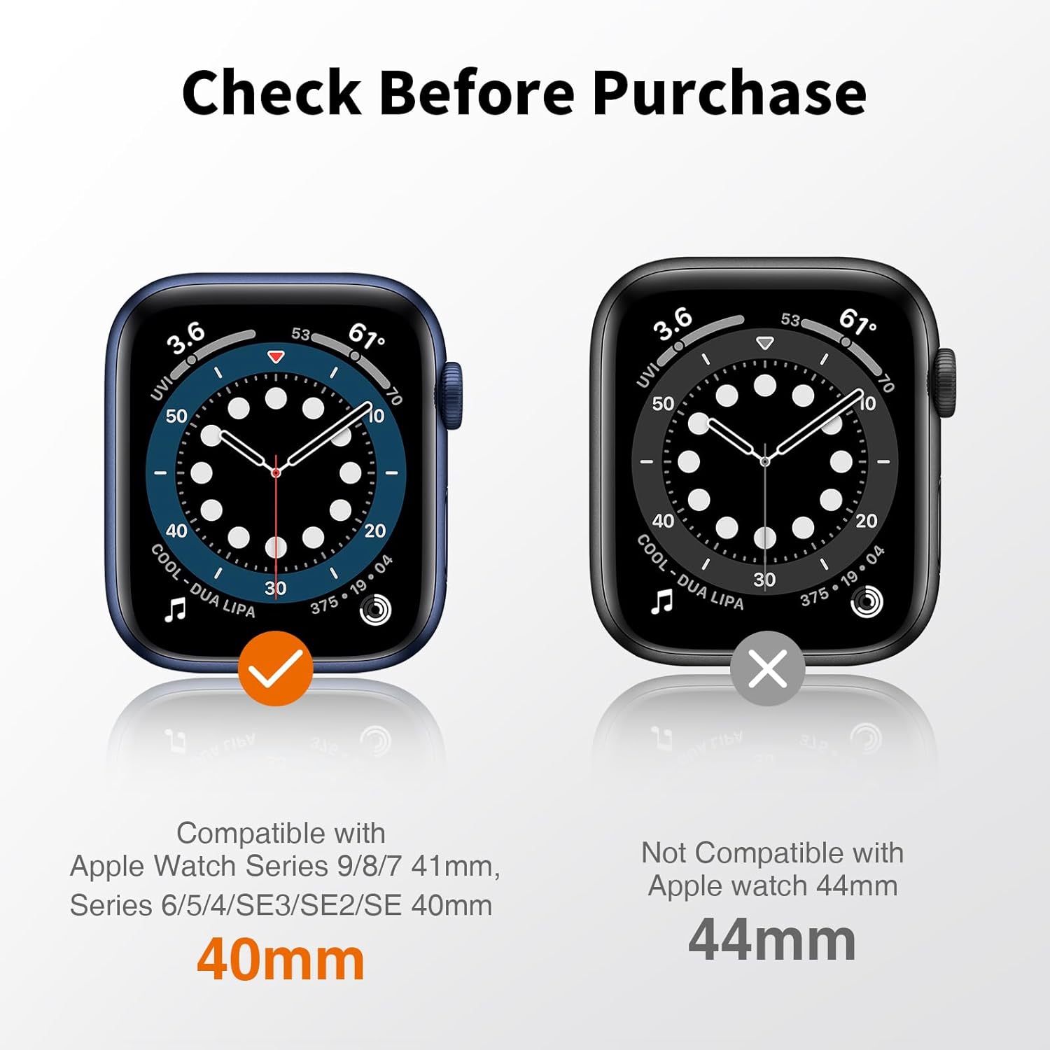 Detalle 2 de LK 4 Pack Screen Protector 40/41mm for Apple Watch