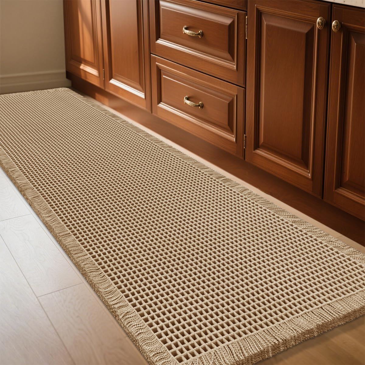 Detalle de Extra Large Waffle Bath Mat 72" x 24"