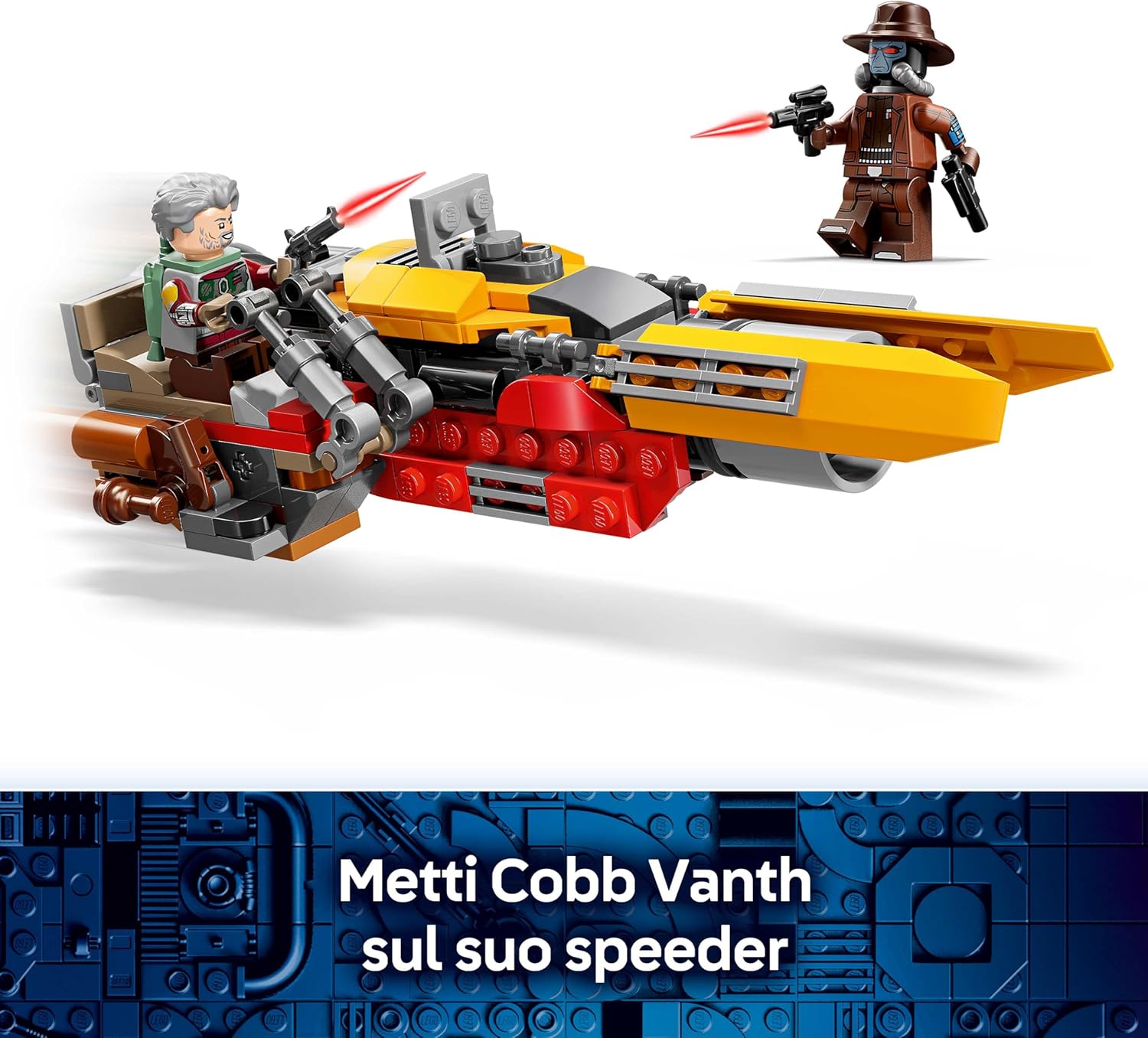 Thumbnail 3 de LEGO Star Wars 75437 Speeder di Cobb Vanth – Giocattolo con Cobb Vanth e Cad Bane