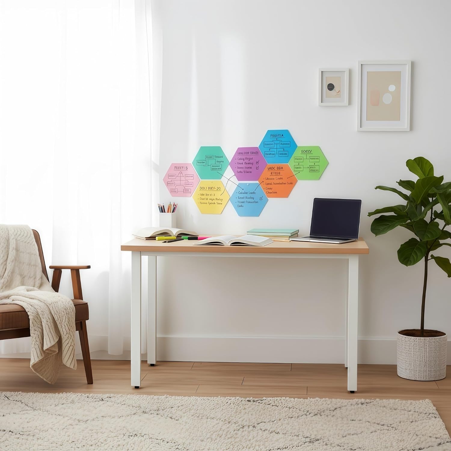Detalle 1 de LJY Dry Erase Vinyl Stickers, 10 Colours