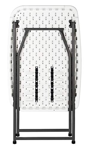 Thumbnail 4 de KG KITGARDEN Mesa Plegable Auxiliar con Altura Ajustable 50x75x56–73 cm (Blanca)