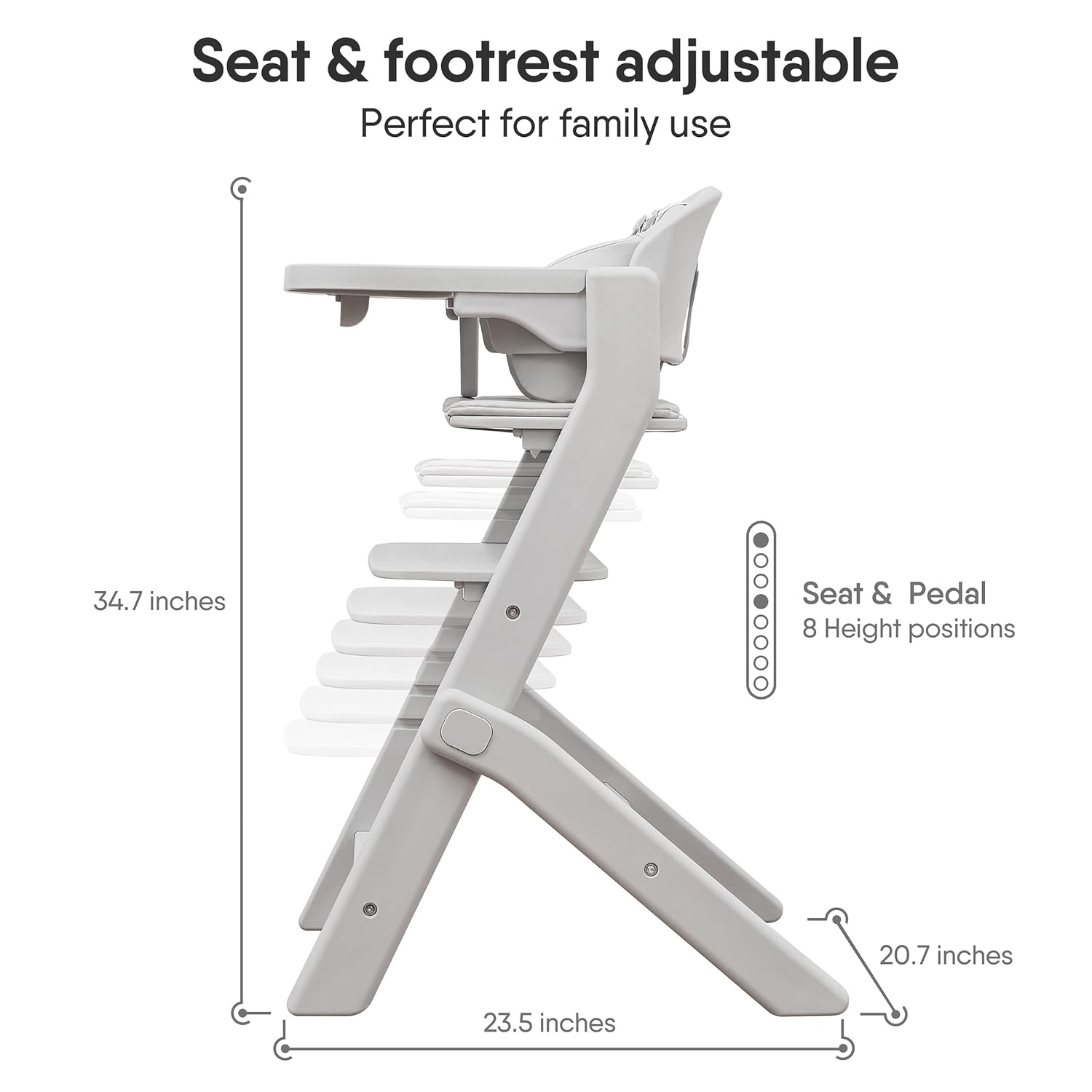 Thumbnail 6 de Obee Odee Baby High Chair, 220 lb Capacity