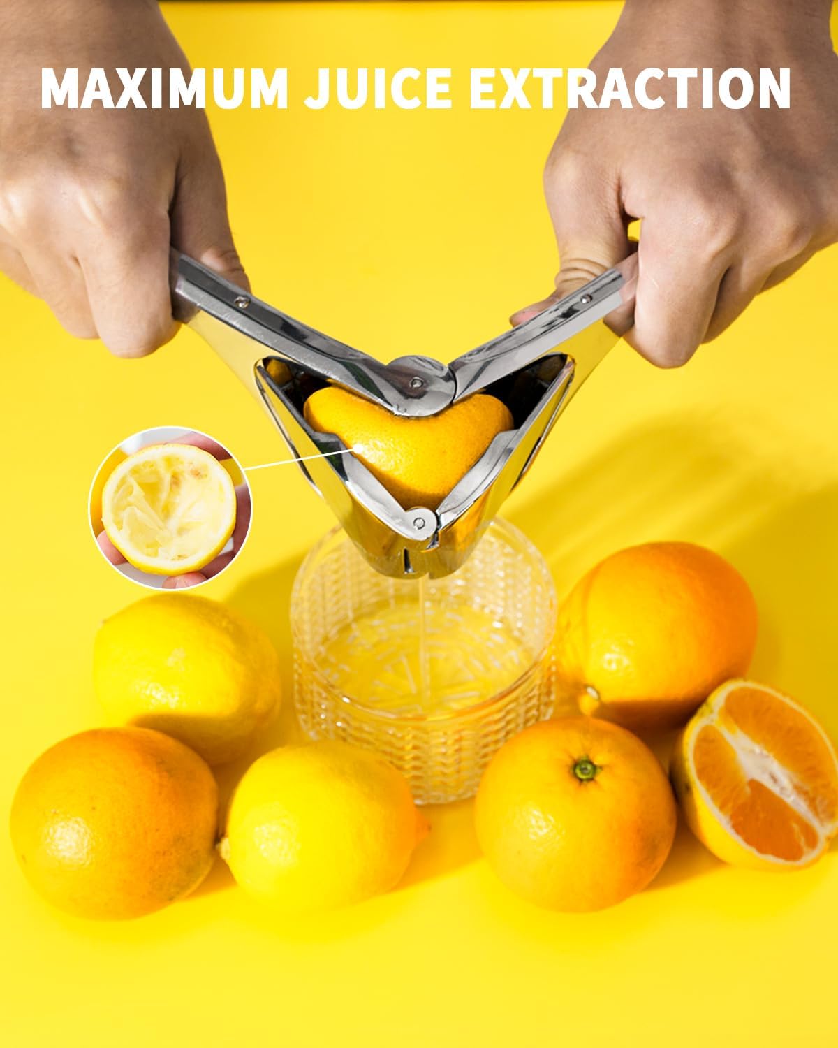 Detalle 2 de Bagrox Lemon Squeezer Stainless Steel manual juicer 🍋