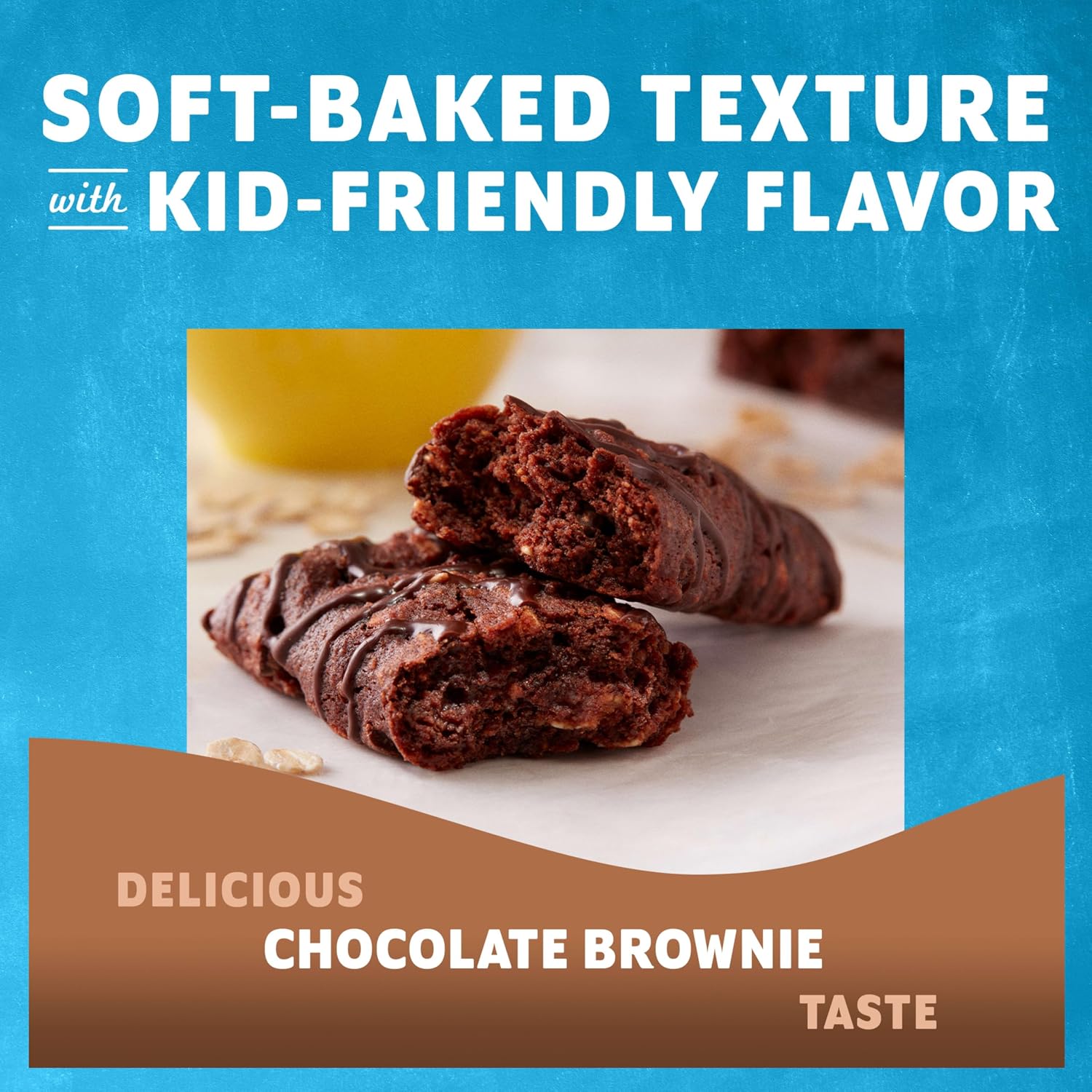 Detalle 2 de CLIF Kid Zbar 8898205 Chocolate Brownie Organic Granola Bars, 18 Count