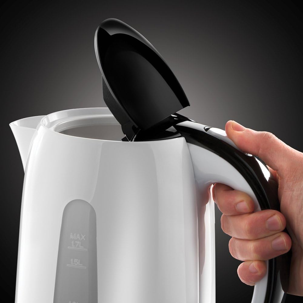Detalle de Russell Hobbs Bollitore Elettrico My Breakfast 1,7 L – 2200 W, base girevole 360° e filtro anticalcare rimovibile