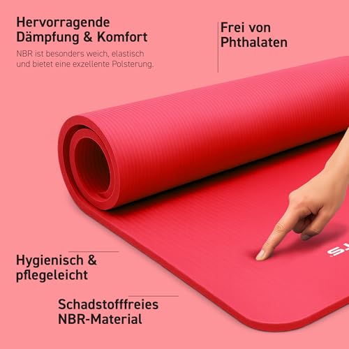 Thumbnail 1 de MSPORTS Gymnastikmatte Premium – rutschfeste Matte für Fitness, Pilates und Yoga in 190 cm Breite