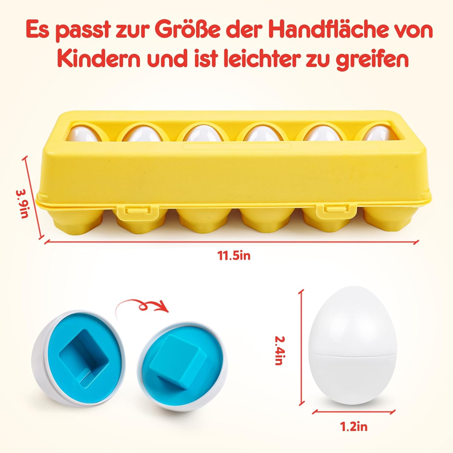Thumbnail 6 de YIQOGAME Montessori Spielzeug 12-teilig 🧩