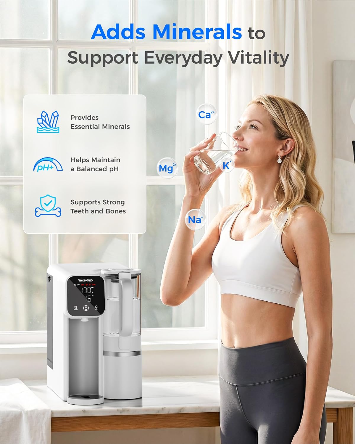 Detalle de Waterdrop Countertop Reverse Osmosis Water Filter M6SL