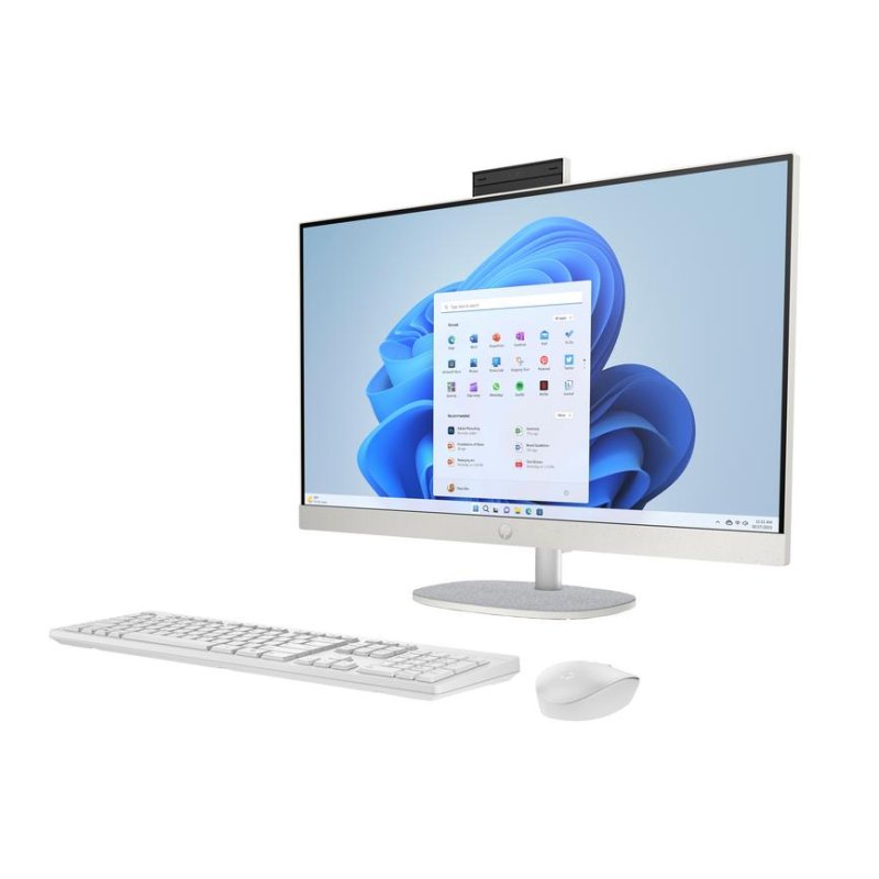 Detalle de HP 27-cr0122ns All-in-One: potencia diaria y diseño sostenible en 27