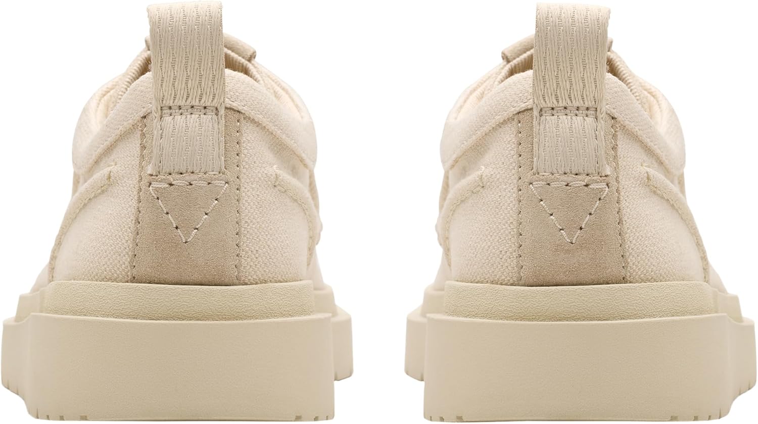 Thumbnail 4 de Clarks Polden MOC SHOESHomme – Chaussures bateau en toile off-white, confort et simplicité
