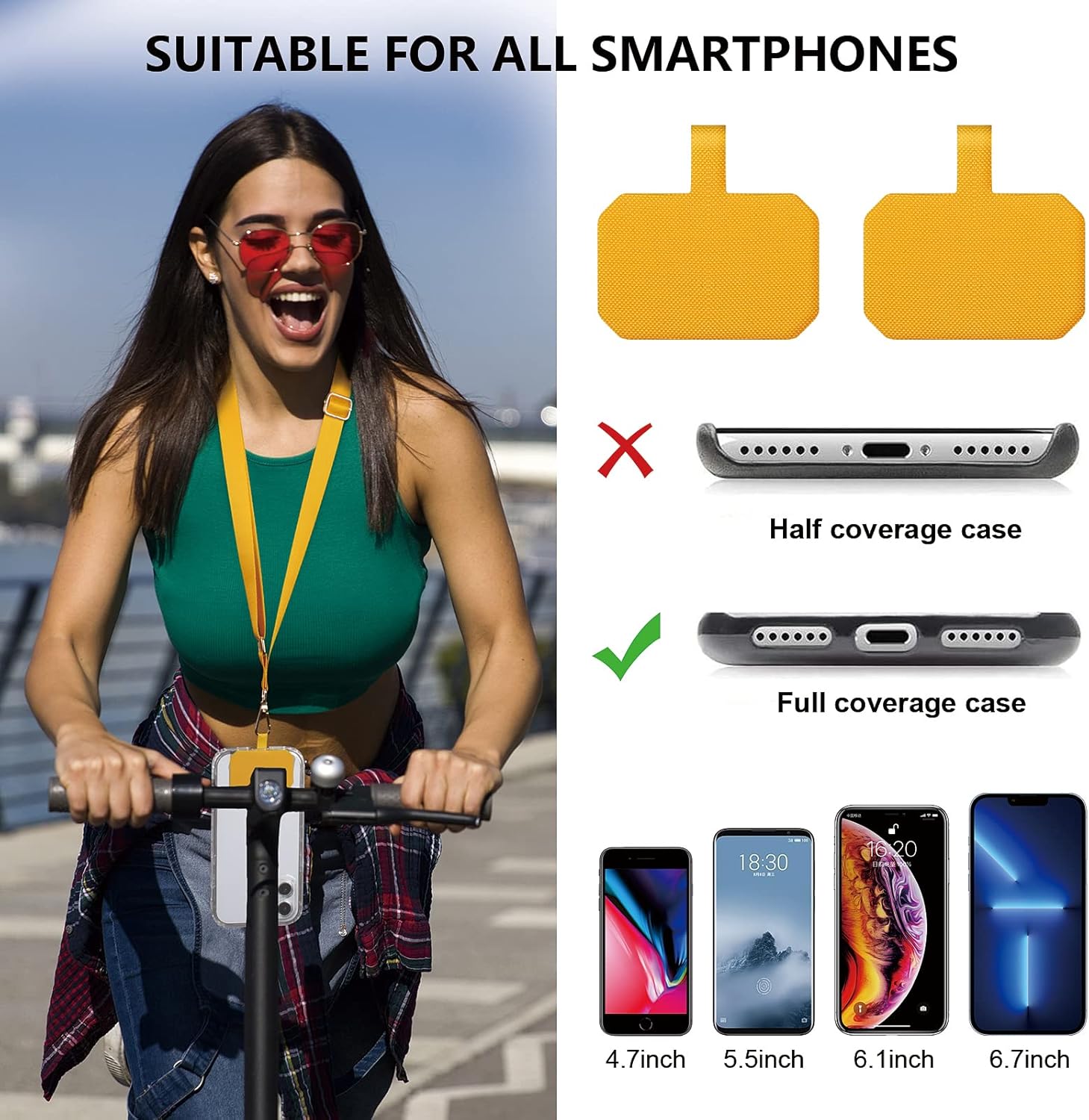 Thumbnail 3 de DGHYDZ Cell Phone Lanyard: Universal Crossbody and Wrist Strap for Everyday Hands‑Free Convenience
