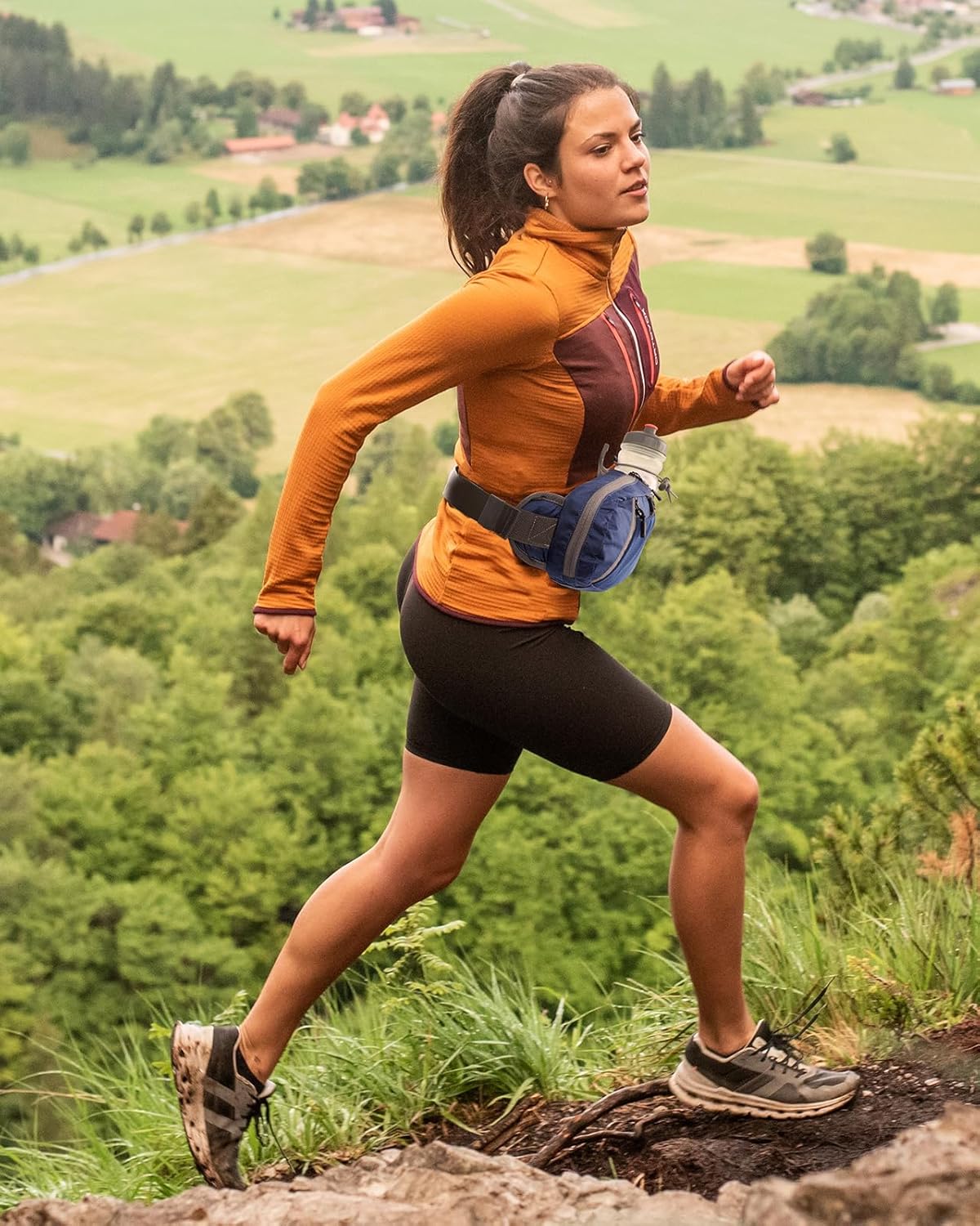 Detalle 2 de Waterfly Bum Bag Waist Pack: Lightweight Fanny Pack with Water Bottle Holder for Active Lifestyles