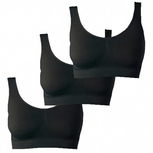 Detalle de UnsichtBra Soutien-gorge sans armature en microfibre – Bralette sans coutures et sans crochets (wellbra_SSS, M)