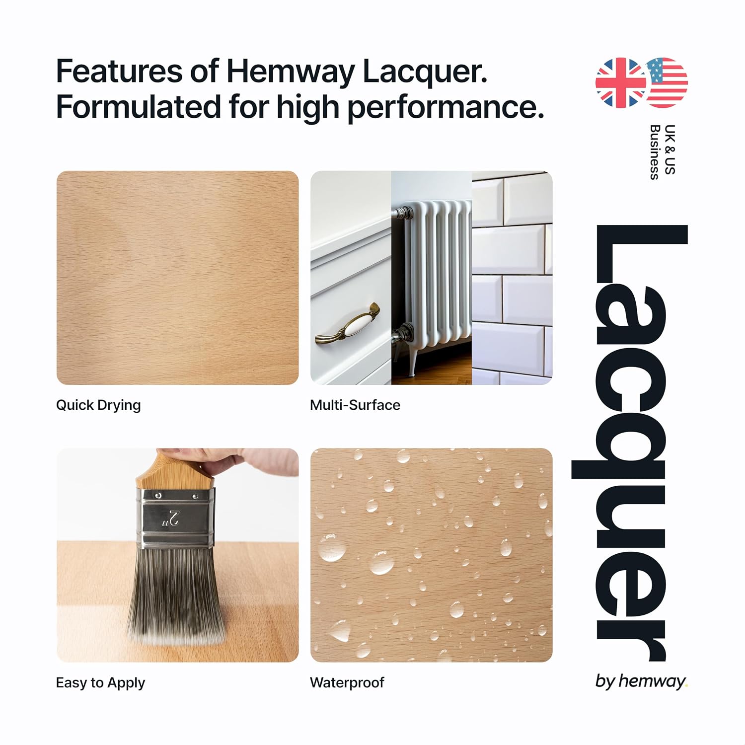 Thumbnail 4 de Hemway Clear Gloss Lacquer 1L