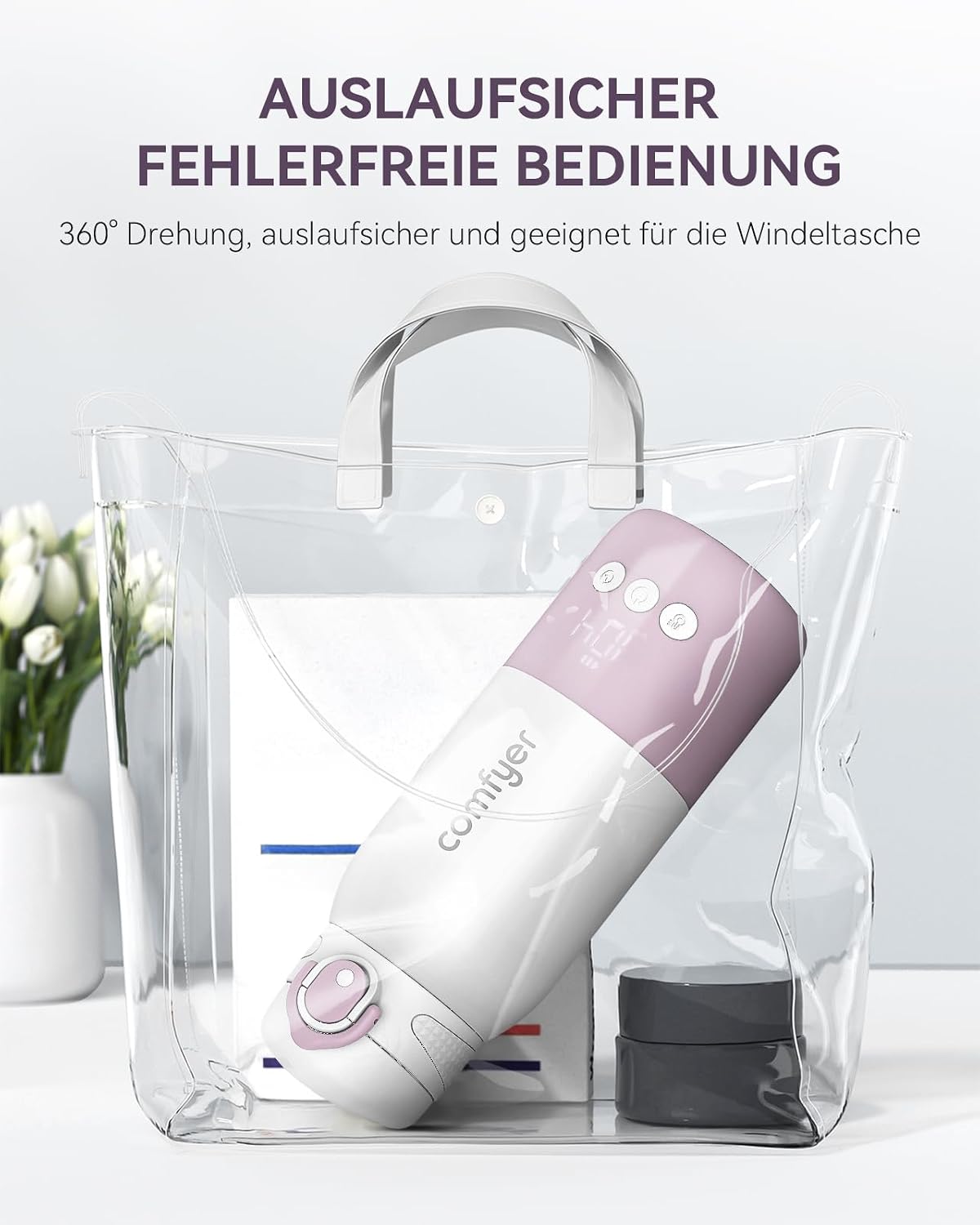Thumbnail 4 de Comfyer BW01 Flaschenwärmer – Tragbar, flexibel und schnell unterwegs