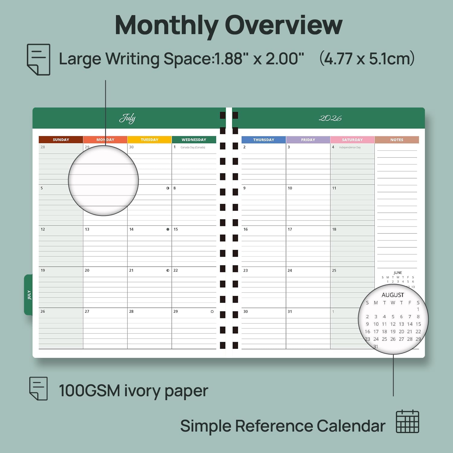 Detalle 2 de POPRUN Teacher Planner 2026–2027