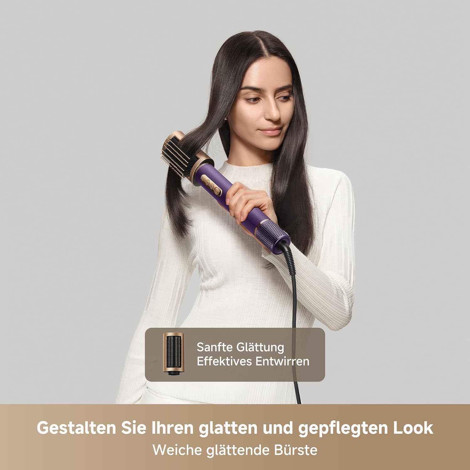 Detalle de dreame AirStyle Pro 2 – 7-in-1 Haartstyler mit konzentriertem Luftstrom und Kaltluftfixierung