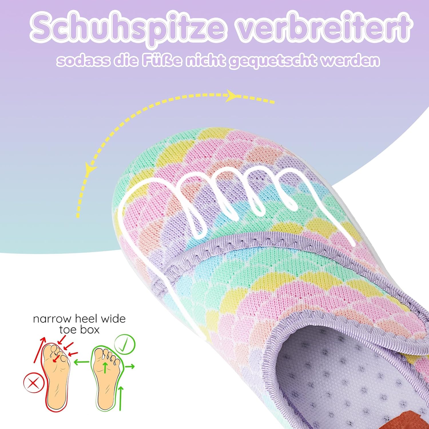 Detalle de Barfußschuhe IceUnicorn Baby für Kleinkinder