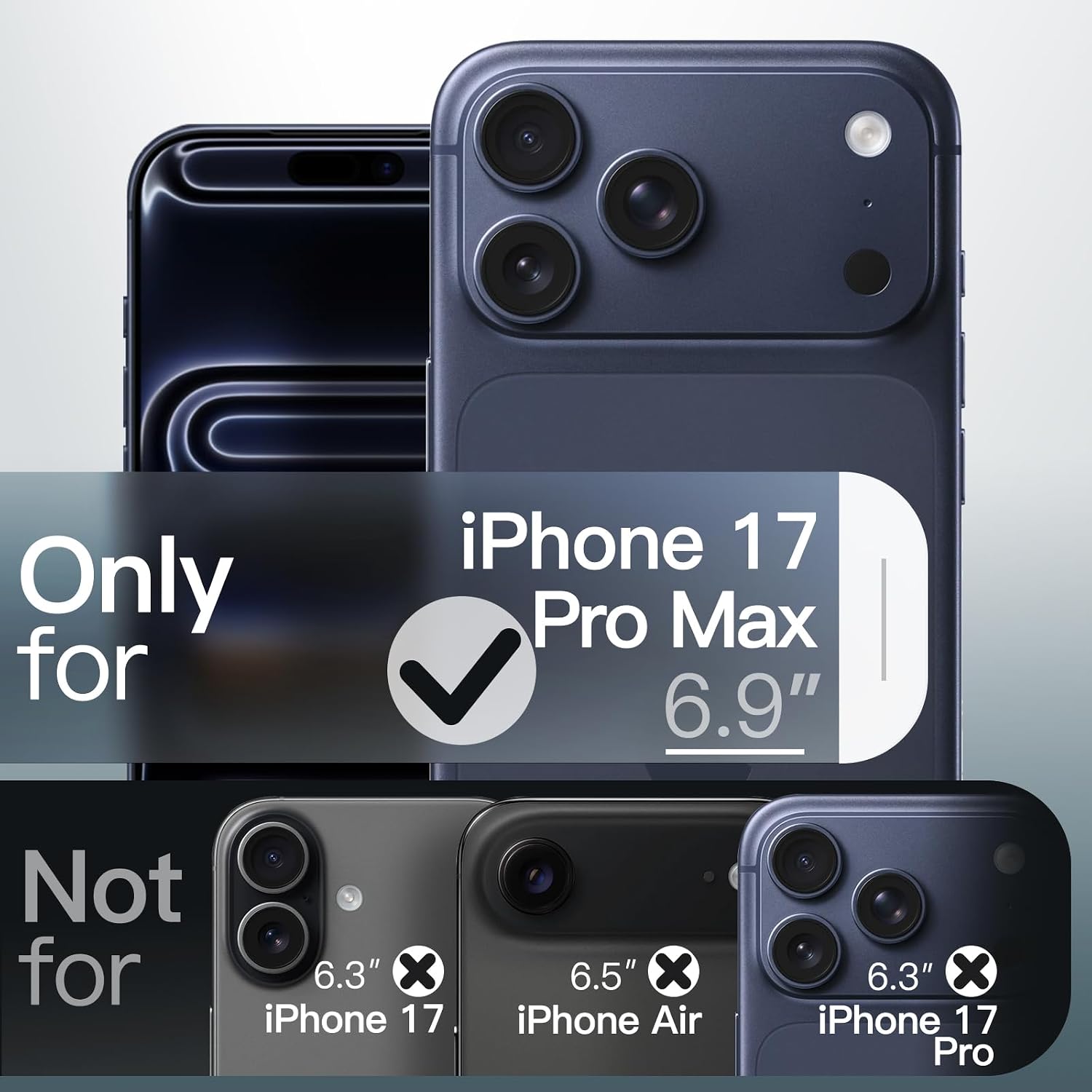 Thumbnail 1 de JETech Cover Magnetica MagSafe iPhone 17 Pro Max