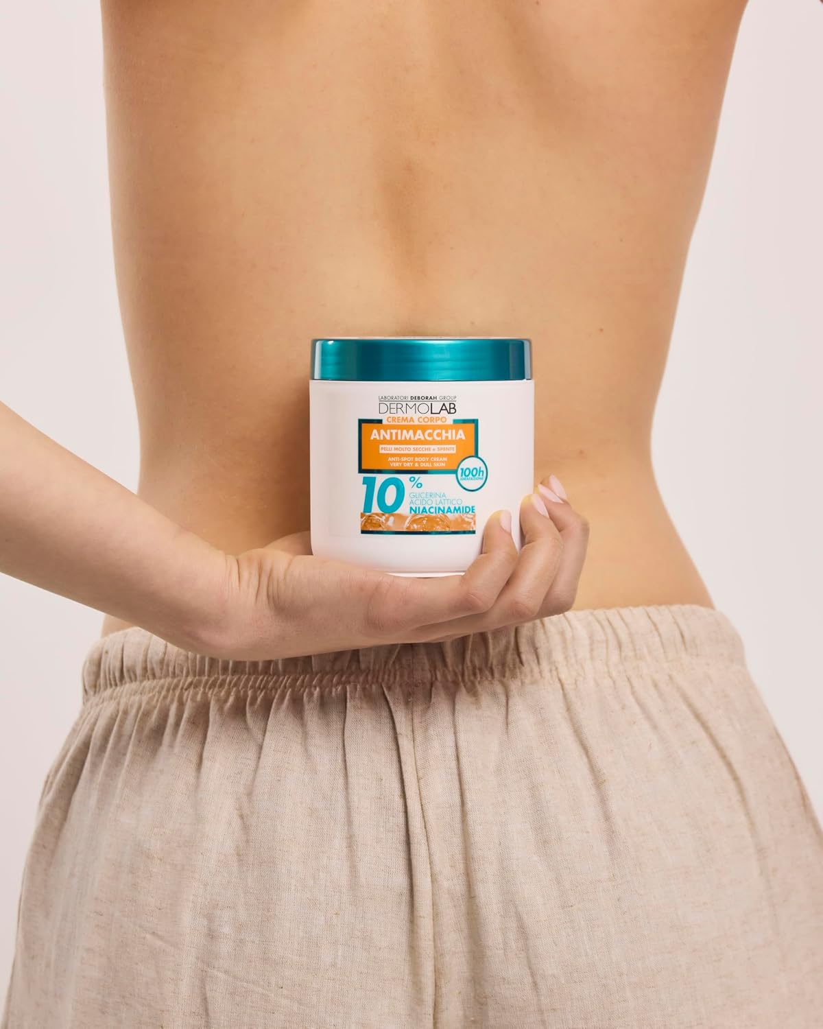 Detalle de Dermolab Crema Corpo Idratante Antimacchia 400 ml con Niacinamide 10%