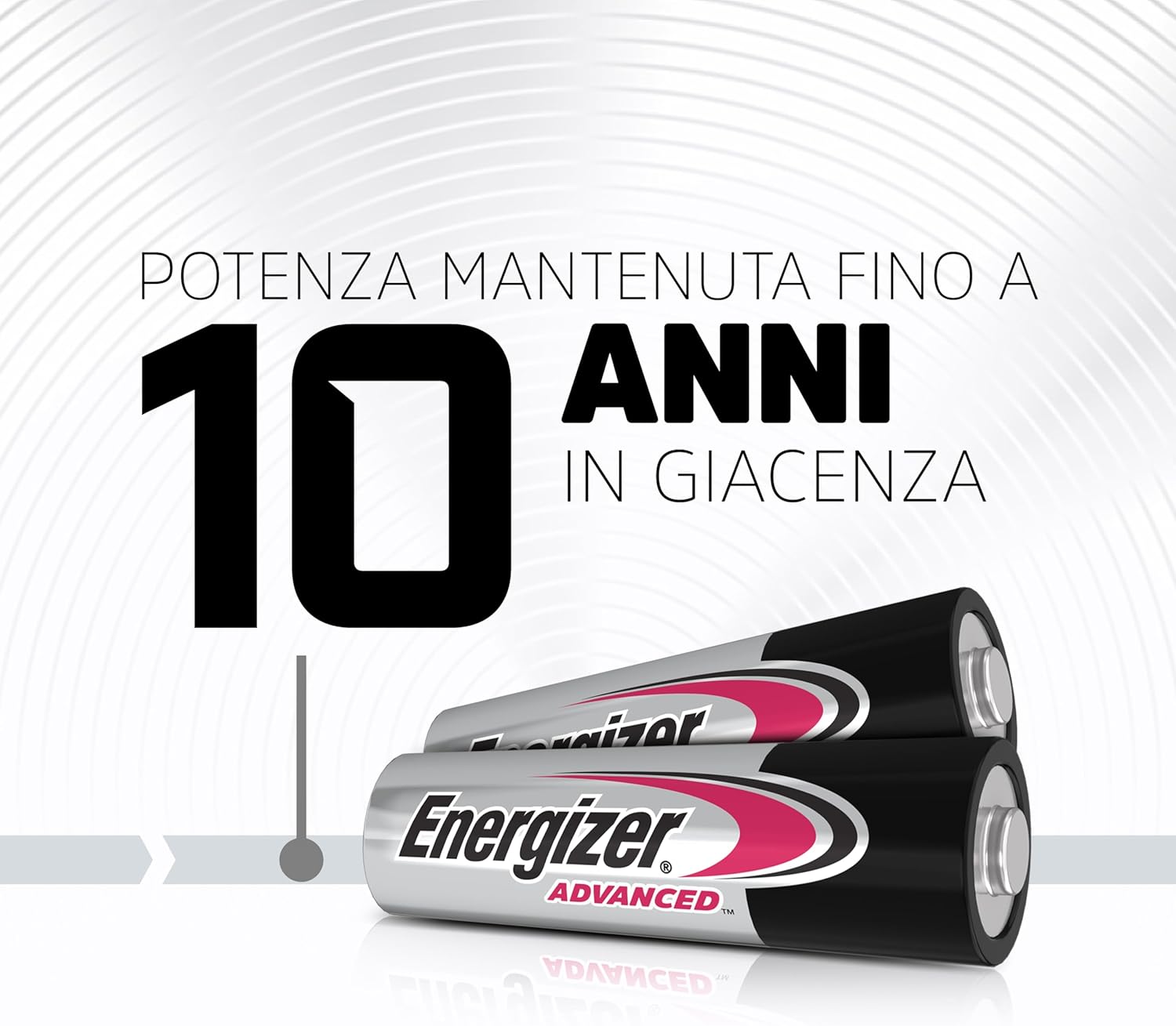 Detalle de Energizer Advanced AA 1,5 V (Confezione da 16): durata affidabile e sostenibile