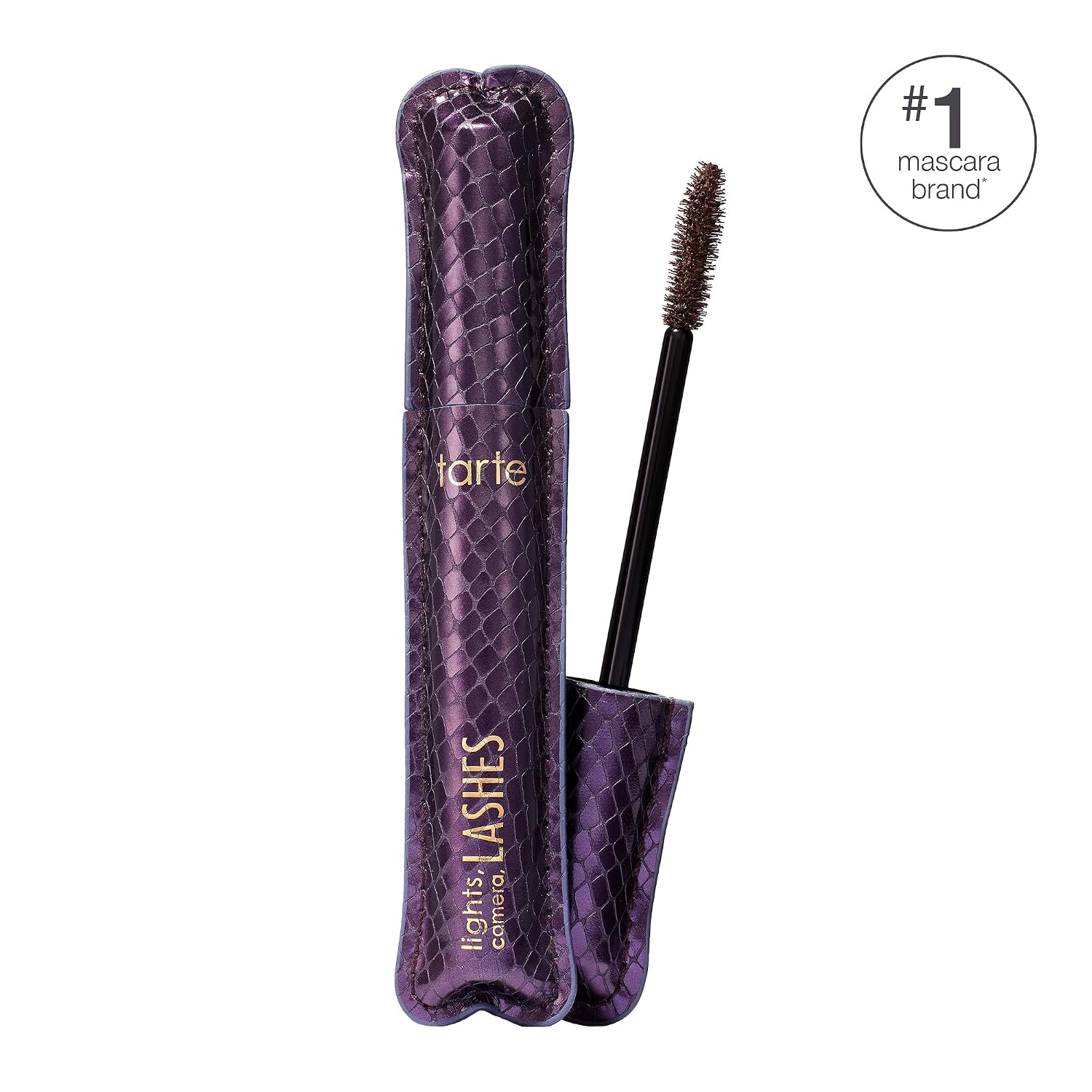 Detalle 2 de tarte lights, camera, lashes 4-in-1 Mascara for Volume, Length, Curl & Conditioning