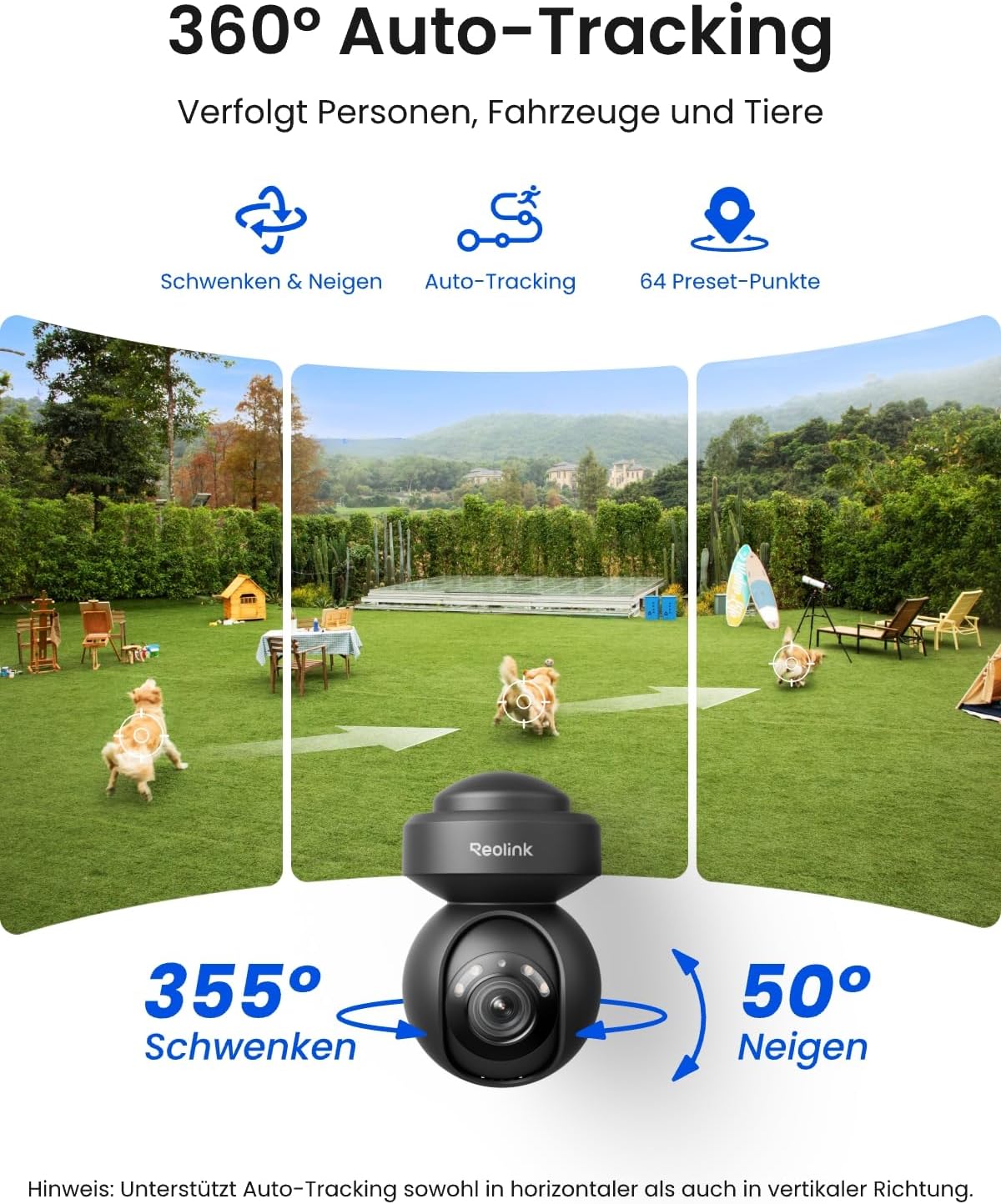 Detalle 2 de Reolink E1 Outdoor 5MP PTZ-Kamera
