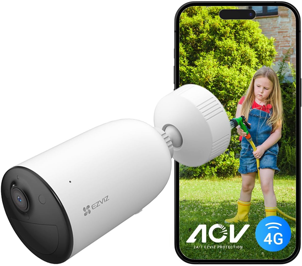 Detalle de EZVIZ CB3 4G Caméra 2K batterie 5200mAh