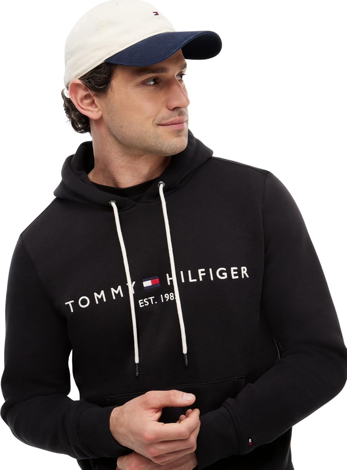 Thumbnail 3 de Tommy Hilfiger MW0MW11599 Herren Hoodie – klassischer Kapuzenpullover mit Tunnelzug