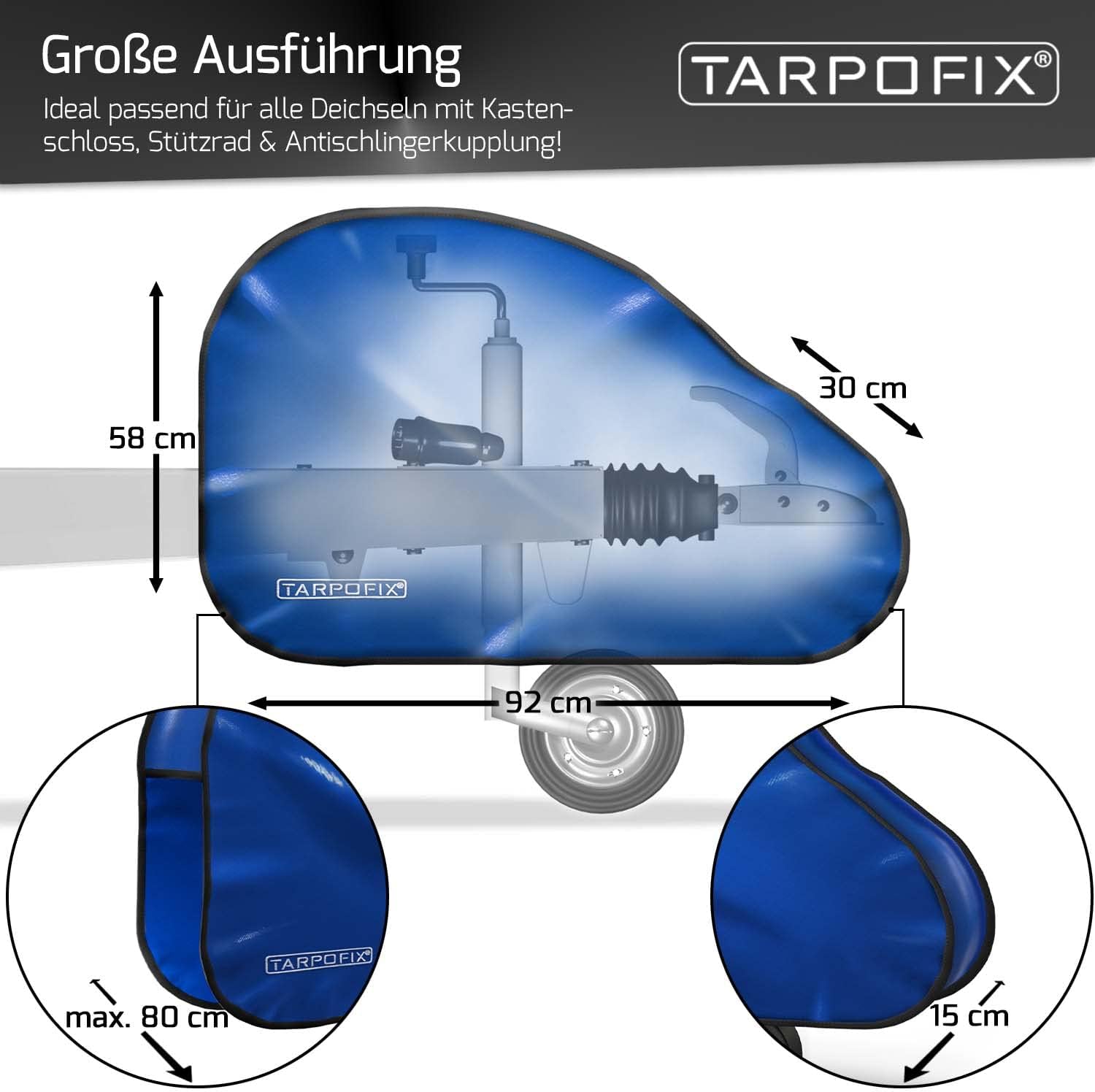 Thumbnail 1 de Tarpofix Deichselabdeckung Wohnwagen 3‑lagig
