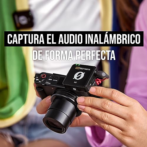 Detalle de RØDE Wireless ME: sistema de micrófonía inalámbrica ultracompacto con micrófonos integrados