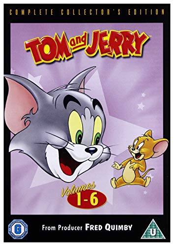 Detalle de Warner Home Video Tom and Jerry: Complete Volumes 1-6, colección en DVD (2006)