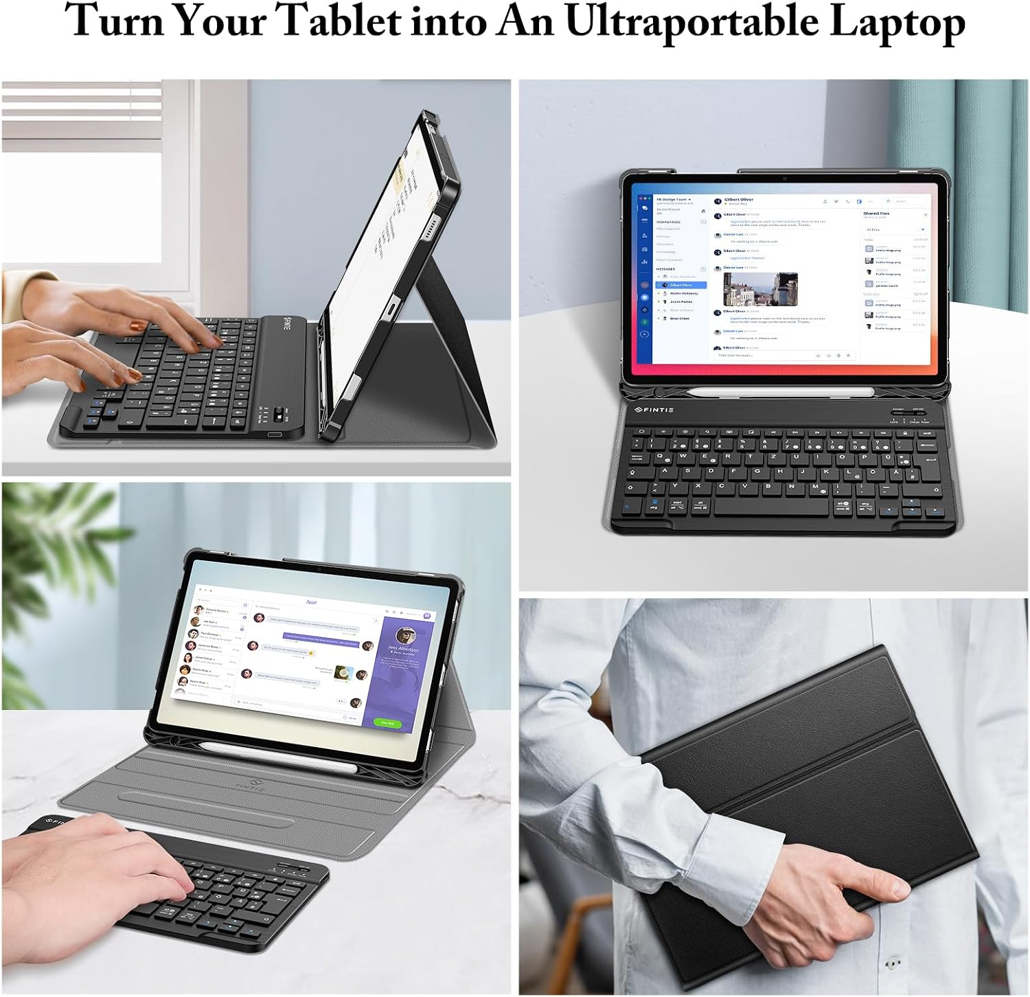 Thumbnail 5 de FINTIE Tastaturhülle Galaxy Tab S10 Lite