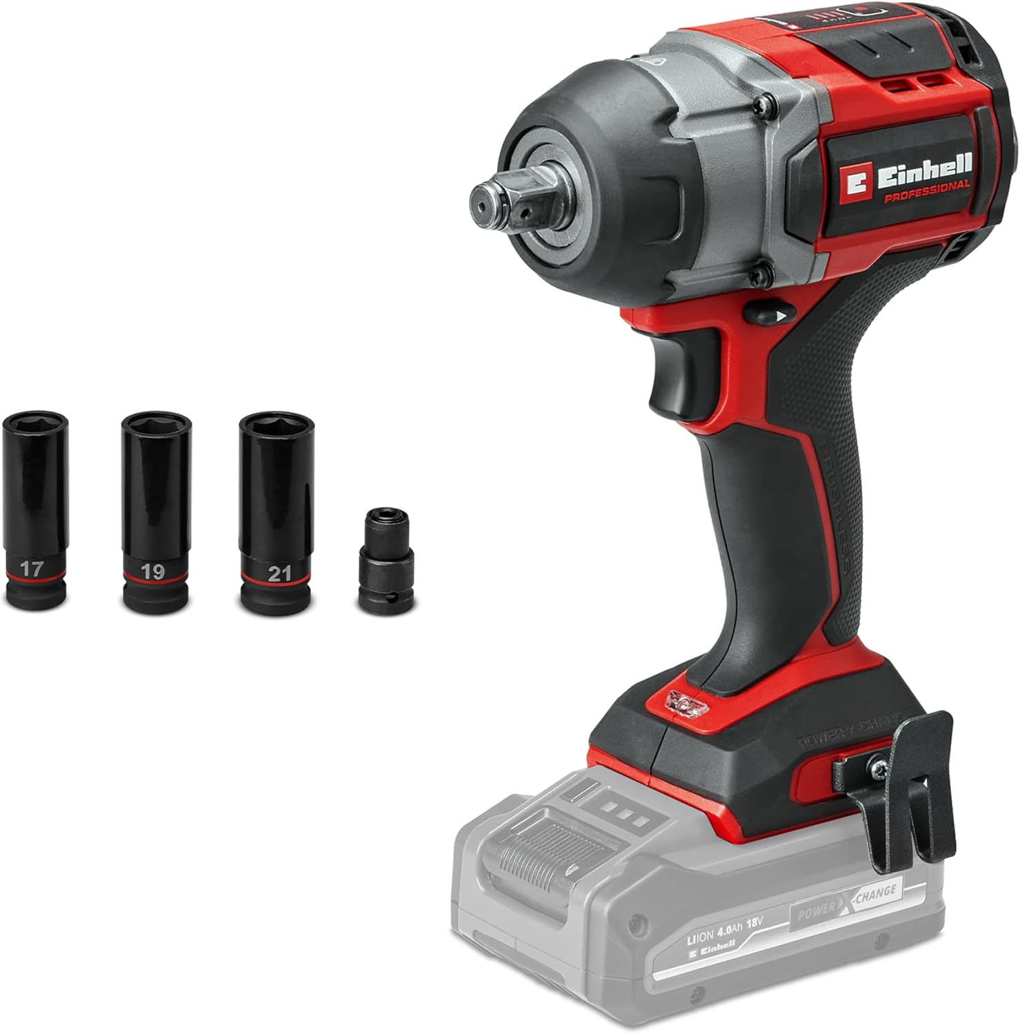 Detalle de Einhell Professional Trapano a percussione a batteria TP-CW 18/750-C Li BL-Solo PXC