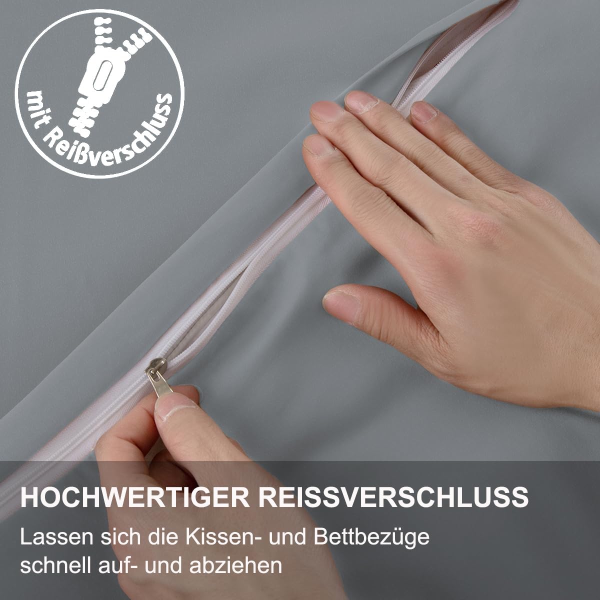 Thumbnail 5 de Kissenbezug 40x60 2er Set Grau