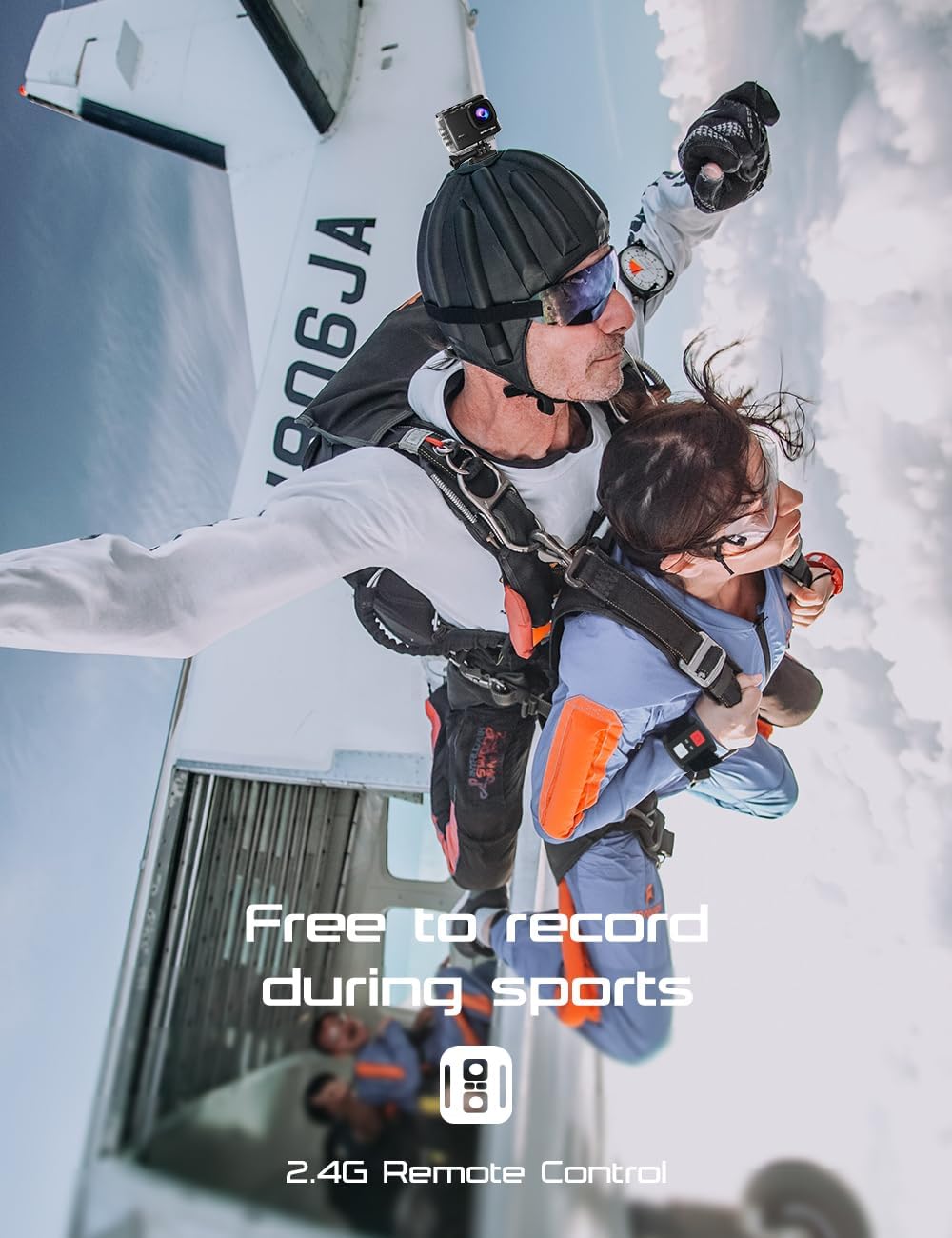 Detalle 2 de Apexcam M80Air 64GB Action Cam 4K60FPS
