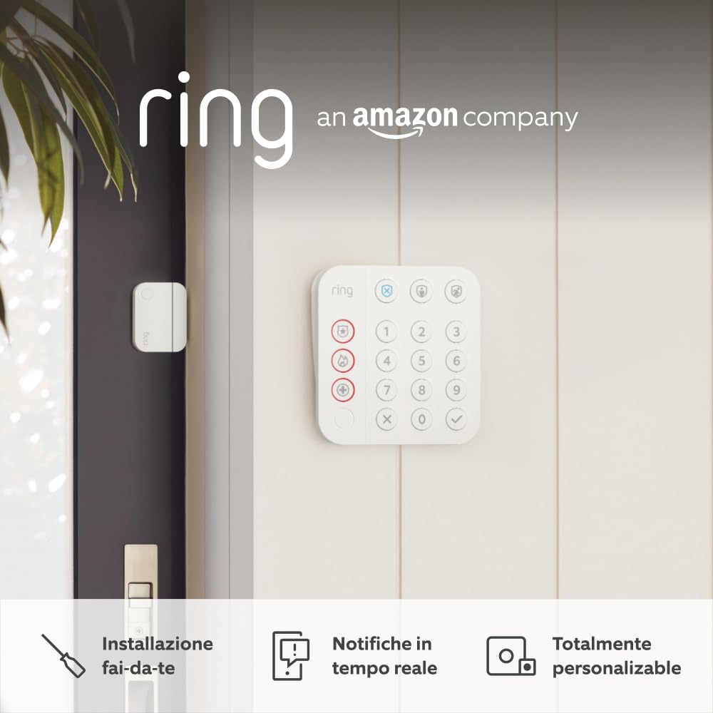 Thumbnail 6 de Kit Ring Alarm XL con Indoor Camera 2ª generazione e sirena per esterno