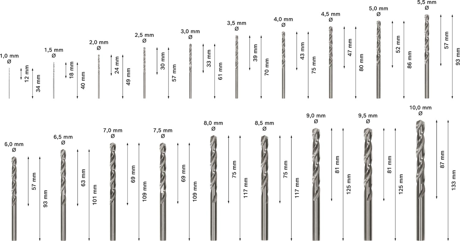 Thumbnail 2 de Bosch 2 608 587 013 - Set 19 brocas metal HSS-G 🔩