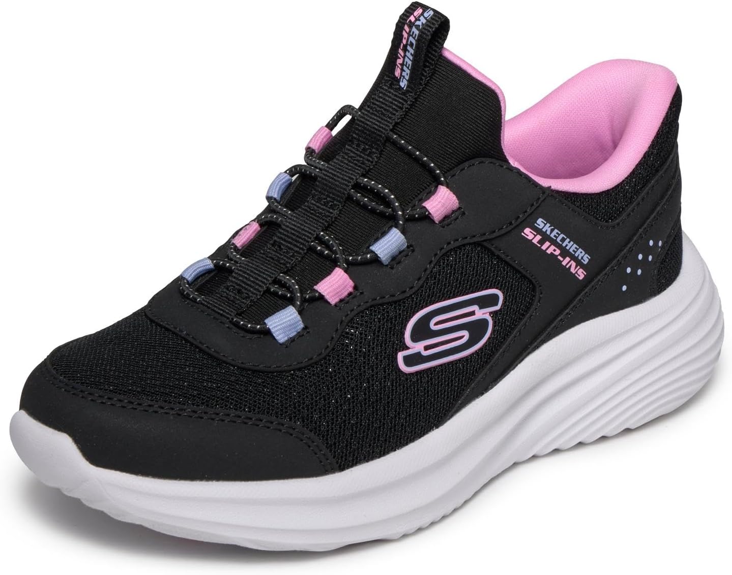 Detalle de Skechers Bounder Pro BasketFille – Slip-ins Mesh Trainer réversible et confortable