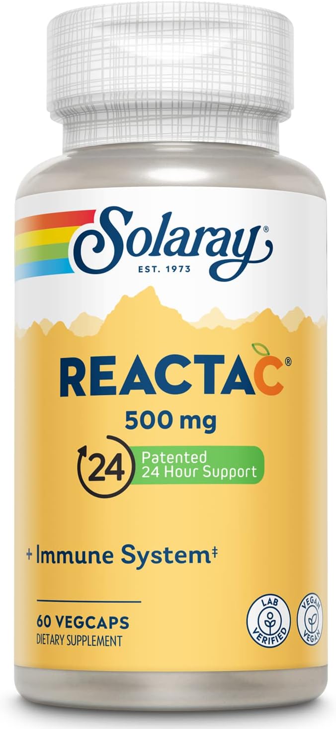 Detalle de Solaray Reacta-C 60 cápsulas