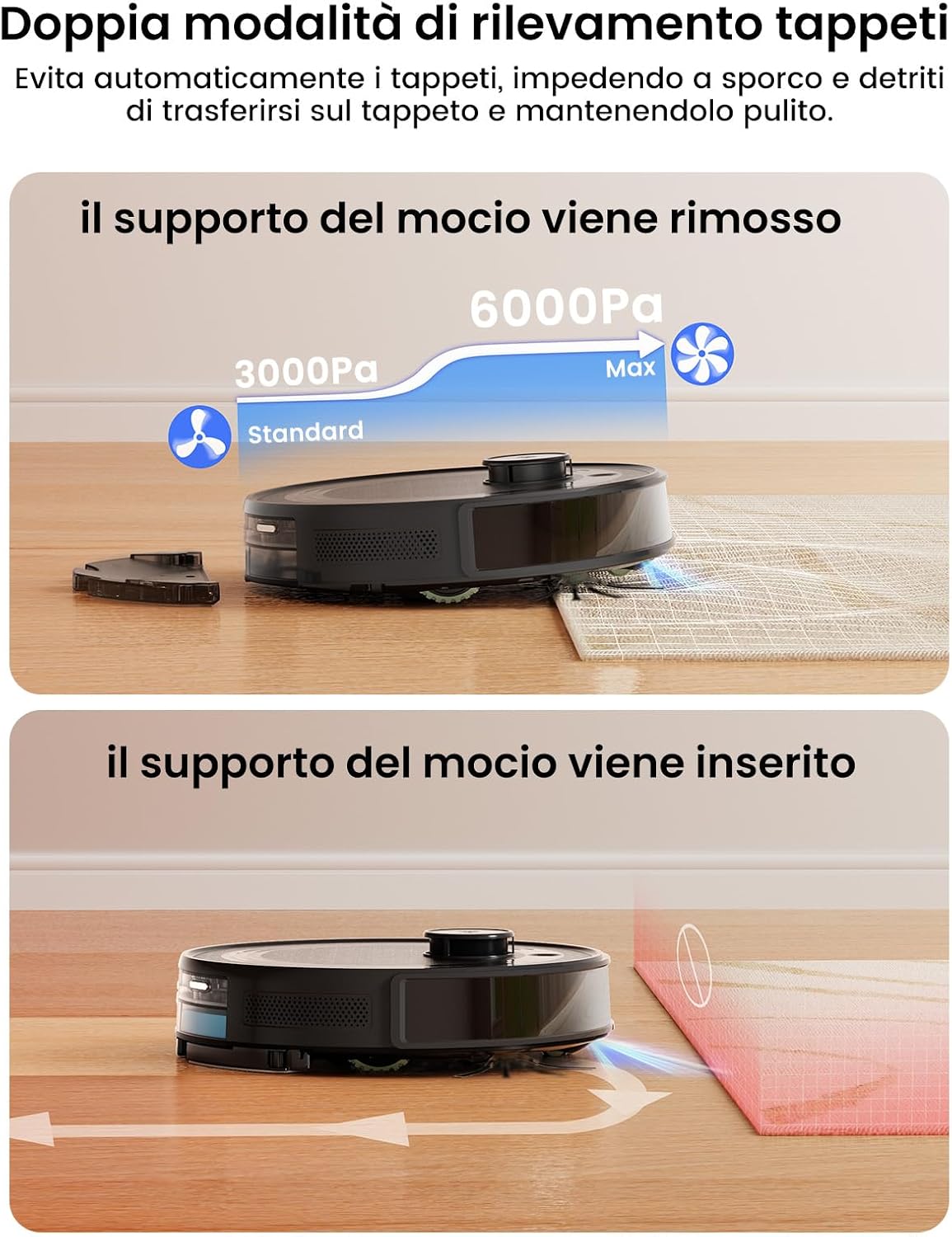 Thumbnail 5 de LEFANT M2 Plus Robot Aspirapolvere 6000Pa