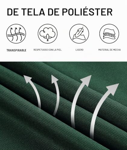 Detalle 2 de JACKETOWN Polo Manga Corta Hombre Secado Rápido | Verde L, transpirable para tenis y golf